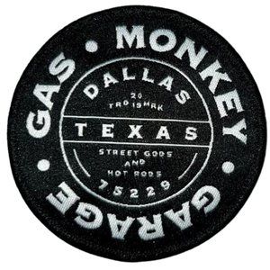 Gas Monkey Garage Black and White Patch